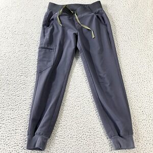 FIGS Scrub Jogger Pants Womens Small Gray Technical‎ Collection Cargo Pockets